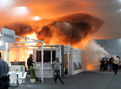 fire disrupts cop30 climate talks un chief urges deal fire disrupts cop30 climate talks un chief urges deal