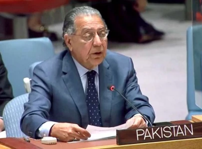 pakistan stresses on a two state solution for palestine
