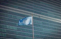un flag fluttering in front of united nations headquarters in new york photo reuters
