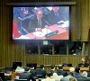 permanent representative of pakistan to the un ambassador asim iftikhar ahmad at the meeting on the situation in west bank including east jerusalem photo x