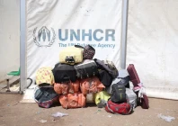 bags belonging to afghan nationals deported from iran lie beside a unhcr tent at a camp for returning migrants near the islam qala border crossing in herat province afghanistan july 22 2025 photo reuters