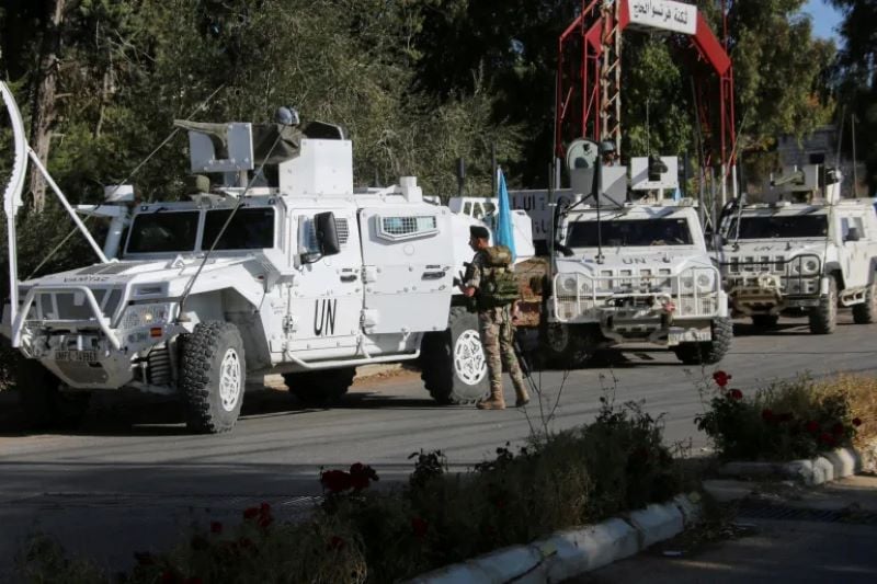 unifil positions have come under attack at least 20 times since israel s ground incursion in southern lebanon began in early october photo reuters