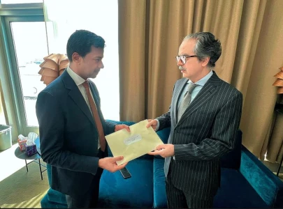 fm dar urges unsc president to press india to restore indus waters treaty