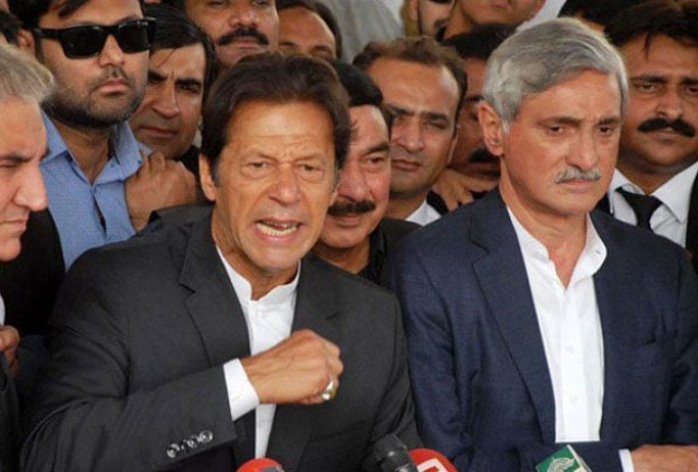 a file photo of imran khan and jahangir tareen a file photo of imran khan and jahangir tareen