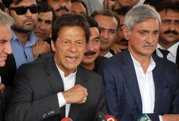 a file photo of imran khan and jahangir tareen a file photo of imran khan and jahangir tareen