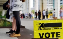 record advance voting turnout on day one elections canada
