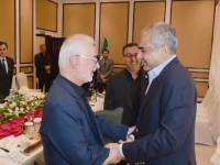 interior minister mohsin naqvi meets his iranian counterpart eskandar momeni in islamabad screengrab