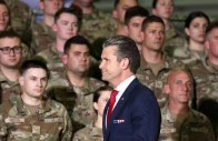 u s defense secretary pete hegseth walks during an event at selfridge air national guard base in harrison township michigan us april 29 2025 photo reuters