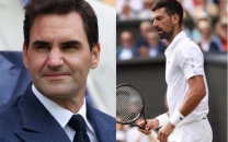 roger federer watches novak djokovic reach wimbledon quarter final with comeback win roger federer watches novak djokovic reach wimbledon quarter final with comeback win