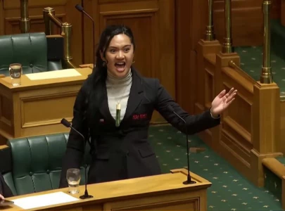 three maori mps suspended over haka protest in new zealand parliament