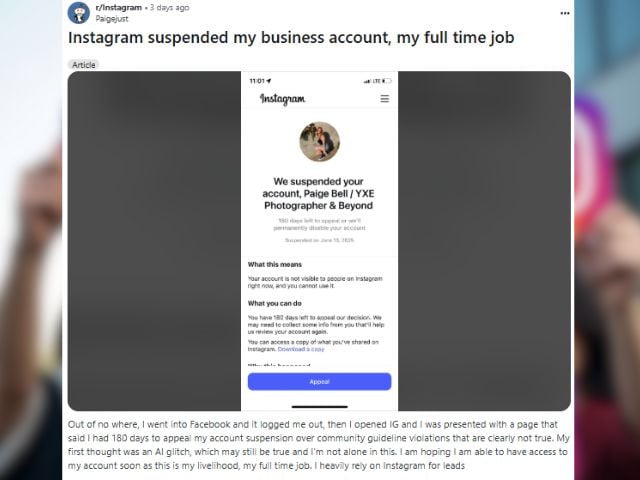 Photo: Screenshot from Reddit post