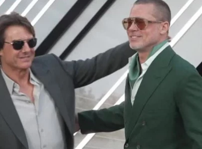 tom cruise and brad pitt rev up the glam at f1 premiere tom cruise and brad pitt rev up the glam at f1 premiere