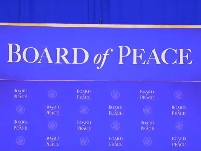 an image of the board of peace backdrop at the inaugaral session in washington dc on february 19 2026 photo screengrab an image of the board of peace backdrop at the inaugaral session in washington dc on february 19 2026 photo screengrab