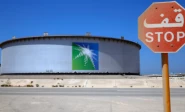 an aramco tank is seen at saudi aramco s ras tanura oil refinery and oil terminal in saudi arabia may 21 2018 picture taken may 21 2018 source reuters