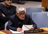 amir saeid iravani iran s ambassador to the united nations addresses members of the united nations security council on resolutions on the situation in iran and the middle east at u n headquarters in new york city u s march 11 2026 photo reuters