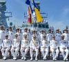 photo of naval members with the chief of naval staff admiral naveed ashraf during the induction ceremony of the 2nd pn milgem class corvette pns khaibar into pakistan navy s fleet photo ispr