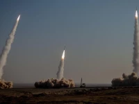 rocket powered projectiles being launched from mobile launcher photo anadolu agency
