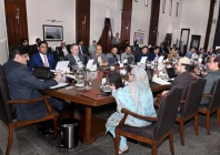 sindh chief minister murad ali shah presides over a cabinet meeting at cm house in karachi photo x