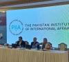 a photo of the panel on crisis readiness in a pre war world at the pakistan institute of international affairs conference on sunday may 10 seated from left to right research scholar dr tahir mahmood azad former ambassador mustafa kamal kazi and historian victoria schofield photo the express tribune