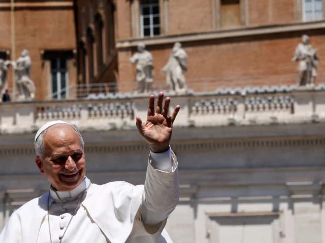 pope leo xiv leaves following the weekly general audience in st peter s square at the vatican may 27 2026 photo reuters pope leo xiv leaves following the weekly general audience in st peter s square at the vatican may 27 2026 photo reuters