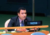 pakistani diplomat at the united nations gul qaiser sarwani responds to remarks made by the representative of india on friday june 5 2026 photo pakistanun ny on x