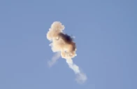 a missile being intercepted photo anadolu agency