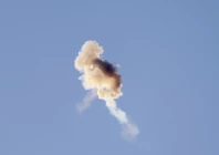 a missile being intercepted photo anadolu agency