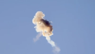 a missile being intercepted photo anadolu agency