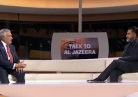 ishaq dar giving an interview at al jazeera source express ishaq dar giving an interview at al jazeera source express