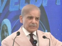 prime minister shehbaz sharif addressed a ceremony in gilgit marking the inauguration and foundation stone laying of several development projects screengrab
