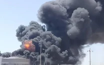 fire breaks out in port sudan after series of explosions