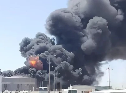 fire breaks out in port sudan after series of explosions fire breaks out in port sudan after series of explosions