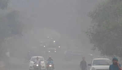 vehicles move on a road shrouded in smog on the morning of diwali the hindu festival of lights in new delhi india october 20 2025 photo reuters