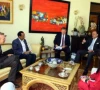finance minister muhammad aurangzeb holds meeting with european union ambassador raimundas karoblis in islamabad photo x