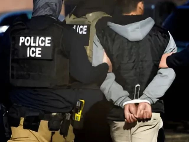 immigration and customs enforcement agents detain a man after conducting a raid at the cedar run apartment complex in denver colorado u s february 5 2025 photo reuters immigration and customs enforcement agents detain a man after conducting a raid at the cedar run apartment complex in denver colorado u s february 5 2025 photo reuters