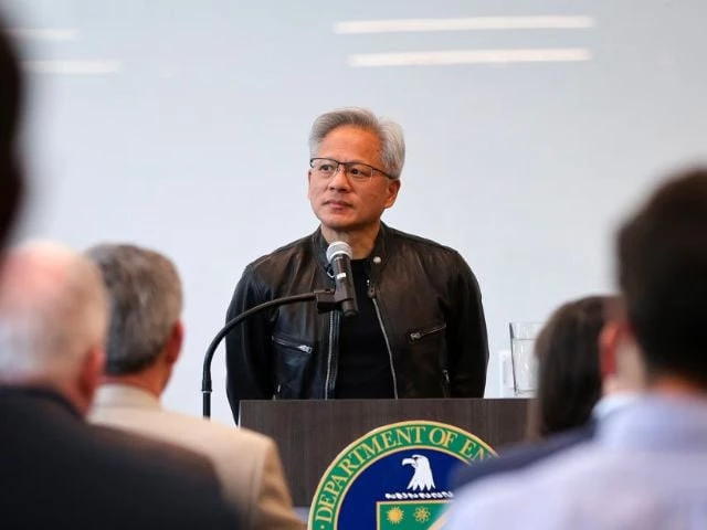 nvidia ceo jensen huang speaks as he visits lawrence berkeley national lab to announce a u s supercomputer to be powered by nvidia s forthcoming vera rubin chips in berkeley california u s may 29 2025 photo reuters nvidia ceo jensen huang speaks as he visits lawrence berkeley national lab to announce a u s supercomputer to be powered by nvidia s forthcoming vera rubin chips in berkeley california u s may 29 2025 photo reuters