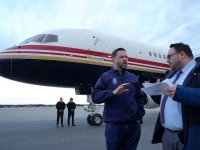 us vice president jd vance is interviewed by reuters reporter jacob bogage before a campaign rally at fairbanks international airport in fairbanks alaska us october 5 2026 photo reuters