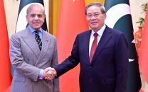 pm shehbaz meets chinese premier li qiang in beijing reaffirms commitment to cpec