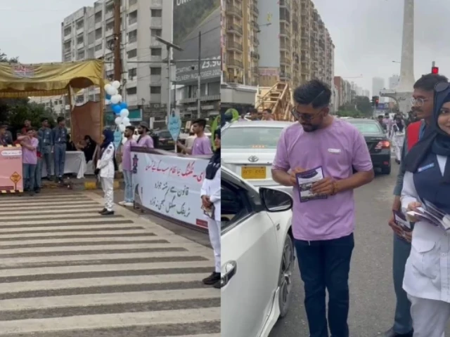 karachi police lok suhayta conducting awareness campaign