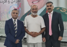 former senator mushtaq ahmad released from israeli captivity arrives in jordan dar former senator mushtaq ahmad released from israeli captivity arrives in jordan dar