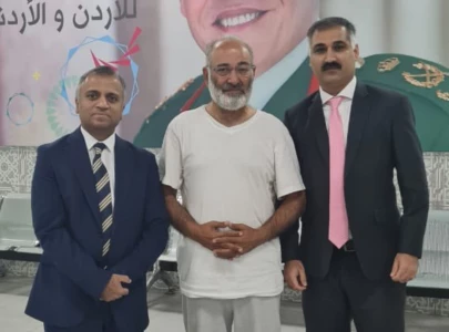 former senator mushtaq ahmad released from israeli captivity arrives in jordan dar former senator mushtaq ahmad released from israeli captivity arrives in jordan dar
