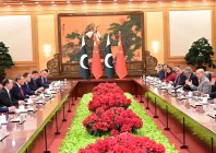 prime minister shehbaz sharif speaking during a meeting with his chinese counterpart li qiang at the great hall of the people in beijing photo pmo prime minister shehbaz sharif speaking during a meeting with his chinese counterpart li qiang at the great hall of the people in beijing photo pmo