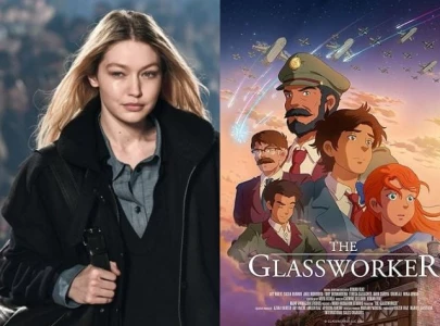 gigi hadid endorses pakistan s first hand drawn animated film the glassworker
