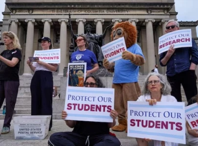 columbia university suspends 80 students over pro palestinian protest