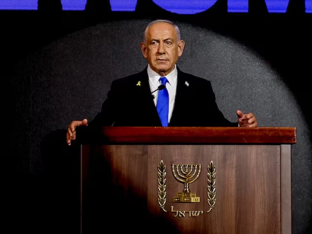 israeli prime minister benjamin netanyahu attends the u s independence day reception known as the annual fourth of july celebration hosted by newsmax in jerusalem august 13 2025 photo reuters