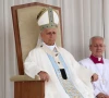 pope leo xiv leads a holy mass in piazza bartolo longo in front of the shrine of the virgin of the rosary of pompeii on the first anniversary of his election in pompei italy may 8 2026 photo reuters