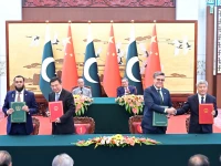 prime minister shehbaz sharif and chinese premier li qiang witness the signing and exchange of several agreements memoranda of understanding mous protocols and cooperation documents in beijing photo pmo prime minister shehbaz sharif and chinese premier li qiang witness the signing and exchange of several agreements memoranda of understanding mous protocols and cooperation documents in beijing photo pmo