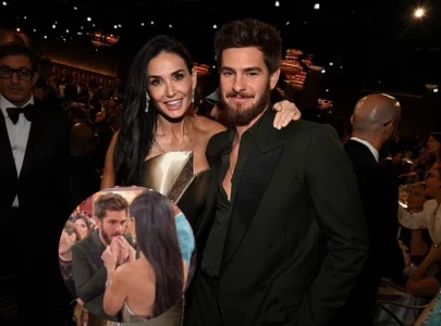 blossoming romance andrew garfield and demi moore spark dating rumors after golden globes blossoming romance andrew garfield and demi moore spark dating rumors after golden globes