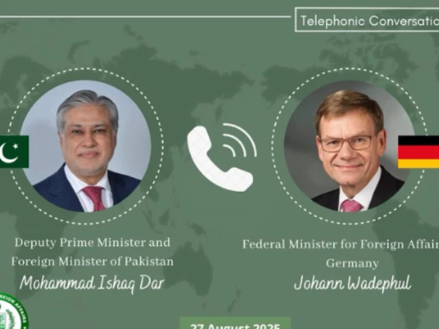 ishaq dar and johann wadephul photo foreign office x ishaq dar and johann wadephul photo foreign office x