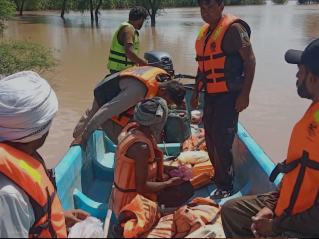 From submerged homes to rescues, Punjab’s flood-hit districts struggle to survive. Photo: Express